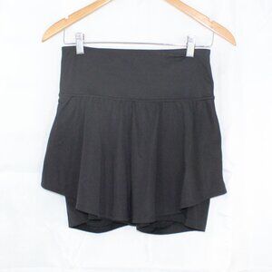 Old Navy Active Powersoff Small Extra High-Rise Go-Dry Black Skort with Pocket